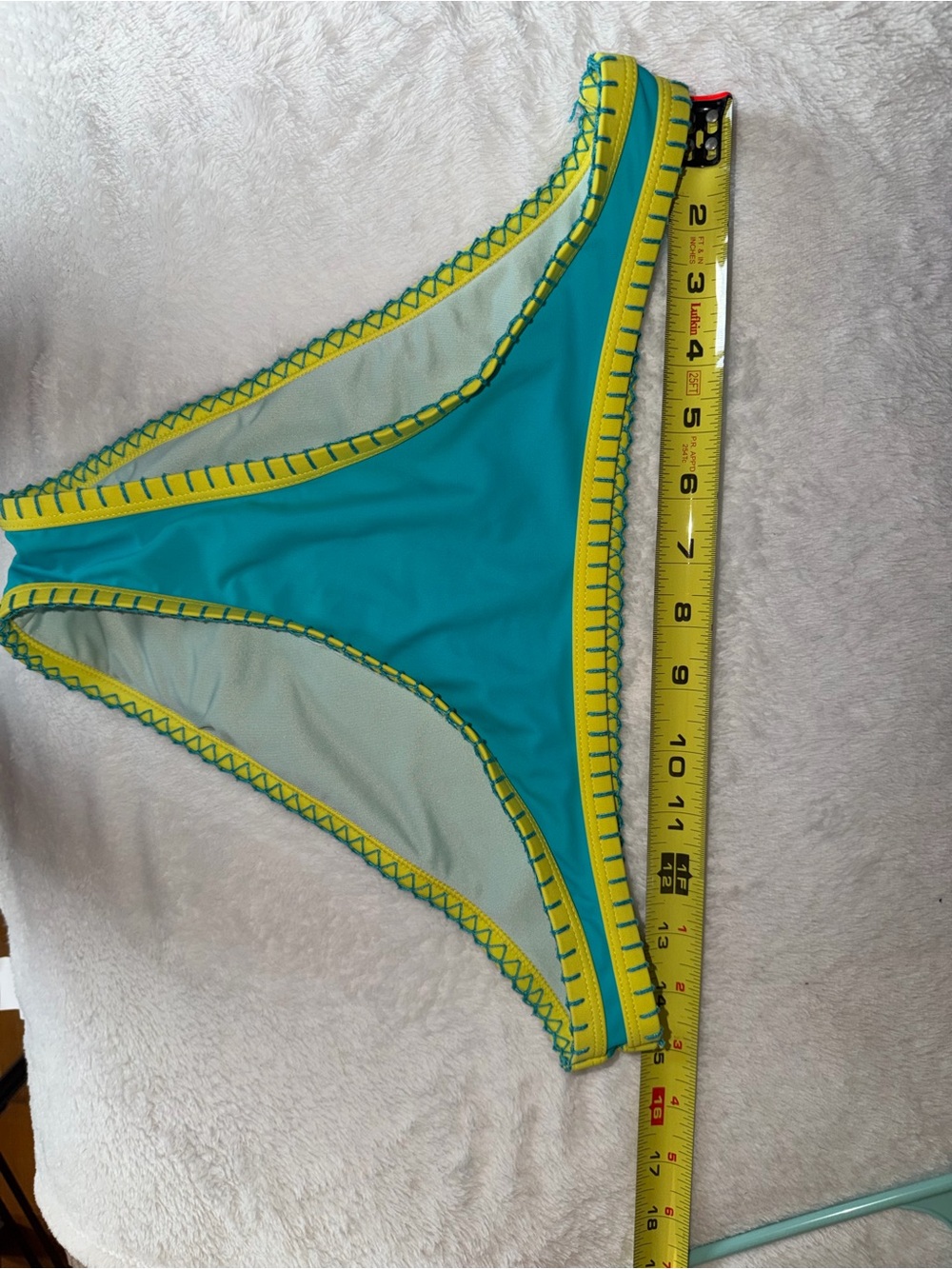 Cupshe Take Me To Tulum Colorblock Triangle Top & Cheeky Bikini Set - Picture 6 of 6